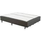 Cama Box QUEEN SIZE Bipartido Universal Cosmopolita Cinza - Rajado158x198