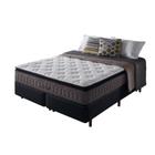 Colchão Royal Black - Queen - 158x198x36cm - Mola Ensacada - PillowTop -  Visco - Relaflex