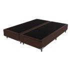 Cama Box Queen Size Marrom Comfort Prime 158x198