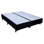 Cama Box Queen Size Simples Mega Colchões Black - 158x198