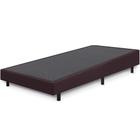 Cama Box Solteirão Anti Refluxo Marrom Inclinada 97x203cm BF Colchões