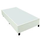 Cama Box Solteiro 0,88m com 38cm de Altura Prince Branco