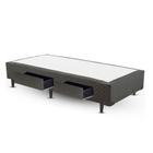 Cama Box SOLTEIRO 2 Gavetas Cinza - 088x188