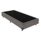 Cama Box Solteiro 88x188 Cinza