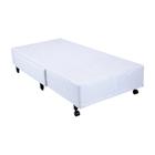 Cama Box Solteiro Americano com Gaveta Mega Colchões Branco - 096x203