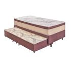 Cama Box Solteiro C/ Auxiliar Ibiza 88x188x65cm - Gazin