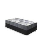 Cama Box Solteiro + Colchão Molas Ensacadas Iso SuperPocket Ortobom 96cm Preto - Suporta até 150Kg Por Pessoa