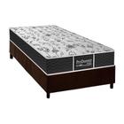 Cama Box Solteiro: Colchão Molas Probel Prolastic ProDormir Sleep + Base CRC Suede Brown(88x188)