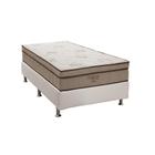 Cama Box Solteiro: Colchão Molas SuperPocket Ensacadas Ortobom Celebrita + Base CRC Courano White (88x188)