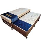 Cama Box Solteiro Com Auxiliar Espuma D33 - Ortobello