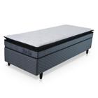 Cama Box Solteiro com Colchão Espuma Punta Cana D33