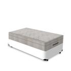 Cama Box Solteiro King + Colchão de Molas Ensacadas Ortobom Airtech 96cm - Suporta até 150 Kg Por Pessoa