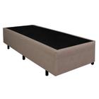 Cama Box Solteiro Sintético SerenePrime Bege 88x188x40