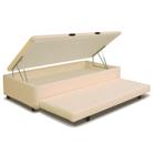 Cama Box SOLTEIRO Universal 3 Em 1 Bege - 096x203