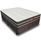 Cama Box Viúva + Colchão Espuma D33 Ortopédico 128x188x64m Orthopedic ll V-Store