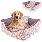 Cama Cachorro Grande 60x50 Caminha Lavável Fofinha Dog Rosa