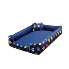 cama caminha cachorro grande cama retangular pet medio ou grande até 28kg medidas externas 70x80cm lavável com ziper