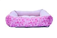 Cama Caminha Para Cachorro Grande Pet Cães Gatos Fundo Impermeável GG 70 x 70 Rosa