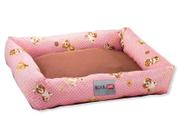 Cama Caminha Para Cães E Gatos Rosa Com Doguinho G - Soul Pet