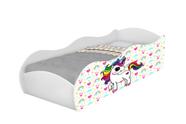 Cama carro infantil unicornio c/colchao - Dullar Móveis