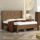 Cama Casal 100% MDF - Primícia-Ypê - Móveis D'Doro