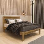 Cama Casal 149cm x 196cm Prata Freijó Madeira Pinus - Finestra