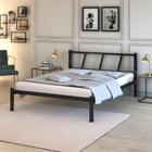 Cama Casal Bruna 100% de Aço Estilo Industrial - Mobigu