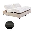 Cama Casal Centauro Corano Bufalo Negro 140x200x64 Pilati