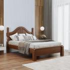 Cama casal classica 1,40 linha ouro Finestra moveis madeira maciça