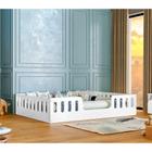 Cama Casal Design Montessoriana Helo - Branco - BABY MOBILIA