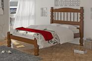 Cama casal madeira torneada - 8x8mod02