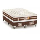 Cama Castor King Silver Star Air Double Pocket Hibrido 193x203x61 + Box Castor