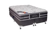 Cama Castor King Super Luxo Latex Slx One Face 193x203x57 + Box Castor