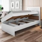 Cama Com Baú Solteiro Larissa Branco Framar