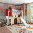 Cama com Escorregador Joy com Dossel Barraca Forte e 2 Torres