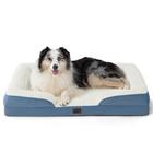 Cama de cachorro Bedsure ortopédica para cães extra grandes, jeans desbotados