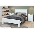 Cama de Casal  Athenas Branco - Lopas