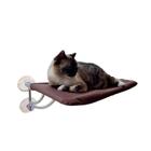 Cama de Janela Suspensa com Ventosa para Gatos Petlon - Marrom