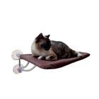 Cama De Janela Suspensa Com Ventosa Para Gatos Petlon Marrom