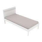 Cama de Solteiro 100% MDP - Branco - Tecno Mobili