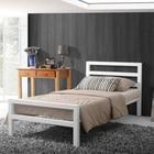 Cama de solteiro aço/ferro estilo industrial mobbili cs-01