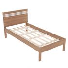 Cama De Solteiro Madeira Cm8010 Amêndoa/branco - TECNO MOBILI