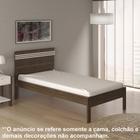 Cama de solteiro para colchão 88cm CM8010 Tecno Mobili