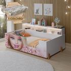 Cama Doçura Boneca Princesa Juvenil Branca + Colchão - BABY MOBILIA