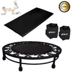 Cama Elástica Mini Jump + Colchonete + Caneleira 2 Kg