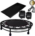 Cama Elástica Mini Jump + Colchonete + Corda+ Caneleira 2 Kg