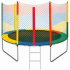 Cama Elástica Pula Pula 2,44 Suporta 270Kg Alta resistência Rede com Zíper