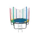 Cama Elástica Pula Pula Trampolim 1,83m Infantil Colorida Premium Resistente