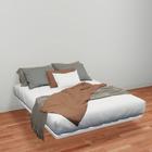 Cama Flutuante Queen Branca - Staal Design