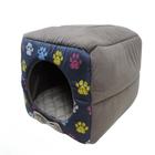 Cama Iglu e Toca Patas Color Luxo M - Minhacza